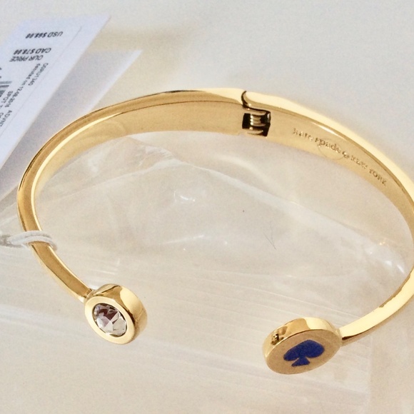 NWT ! Kate Spade Spot the Spade Bangle Bracelet - Picture 1 of 7